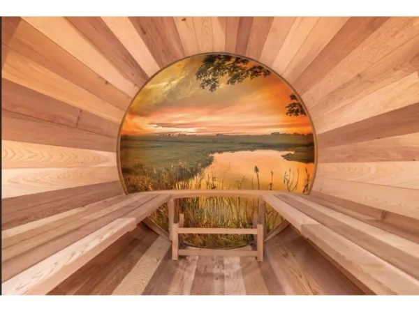 Barrel Sauna Panorama 2400 - Image 3
